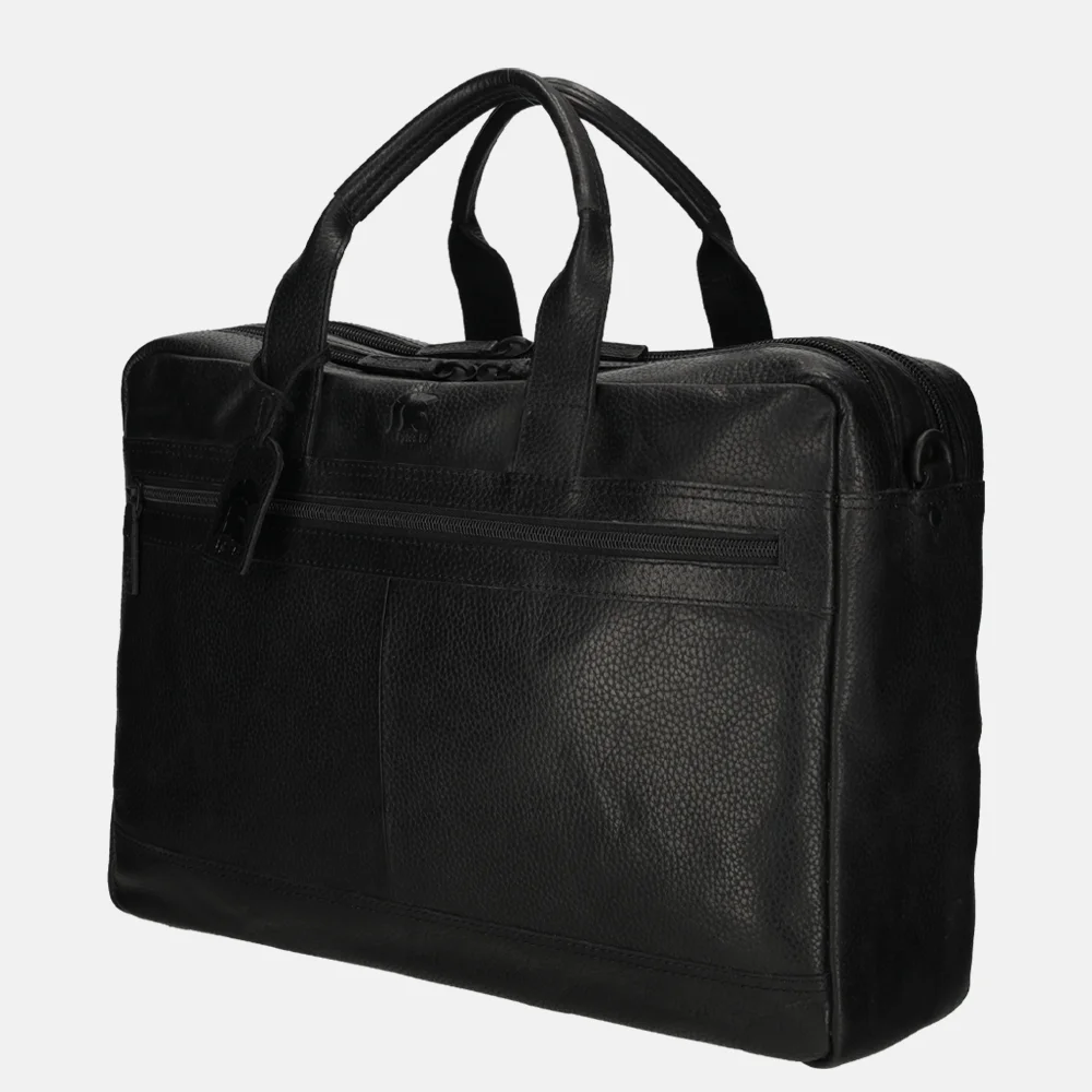 Pylos 59 Sarda laptoptas 17 inch laptoptas black bij Duifhuizen