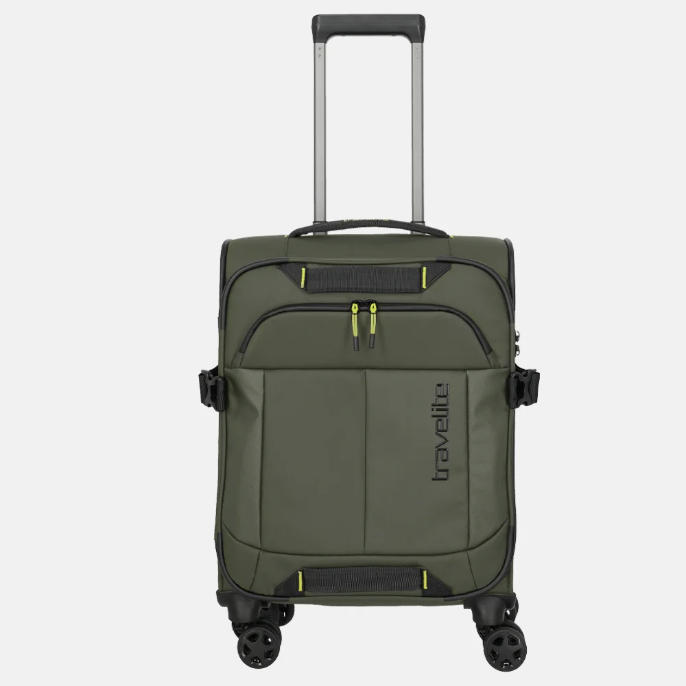 Travelite Briize handbagage koffer 55 cm khaki bij Duifhuizen