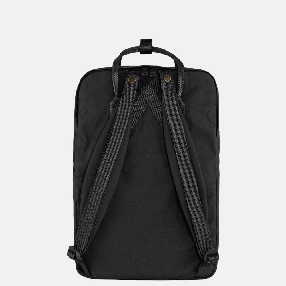 Fjallraven Kanken laptop rugzak 17 inch black bij Duifhuizen