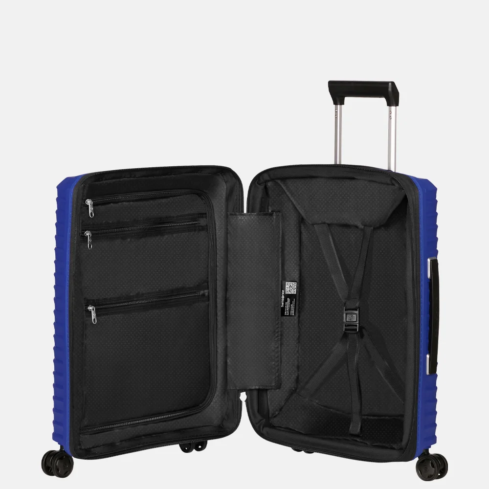 Samsonite Upscape handbagage koffer 55 cm expandable nautical blue bij Duifhuizen