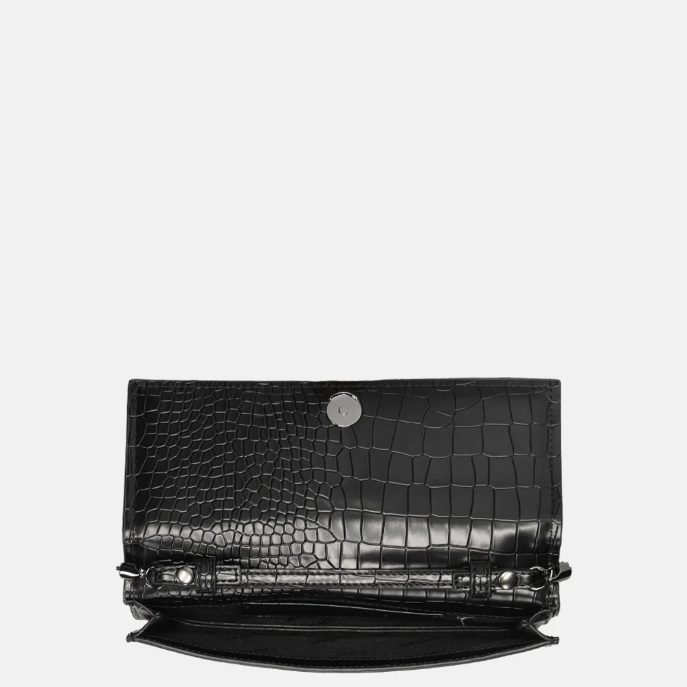 Calvin Klein Glow chain clutch black bij Duifhuizen