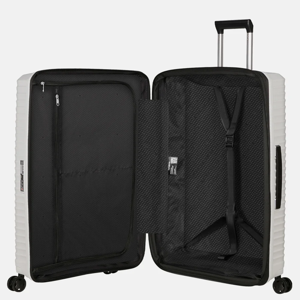 Samsonite Upscape reiskoffer 75 cm expandable cloud white bij Duifhuizen