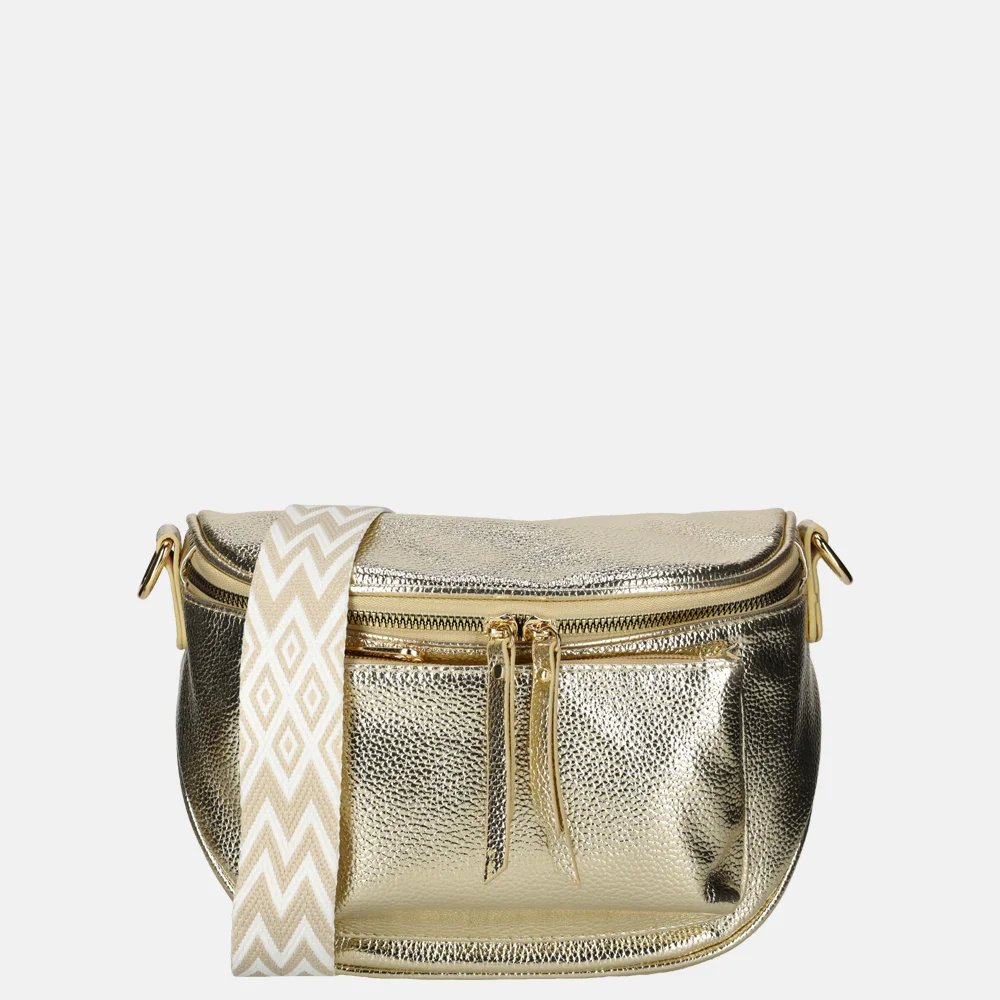 Firenze crossbody tas gold bij Duifhuizen