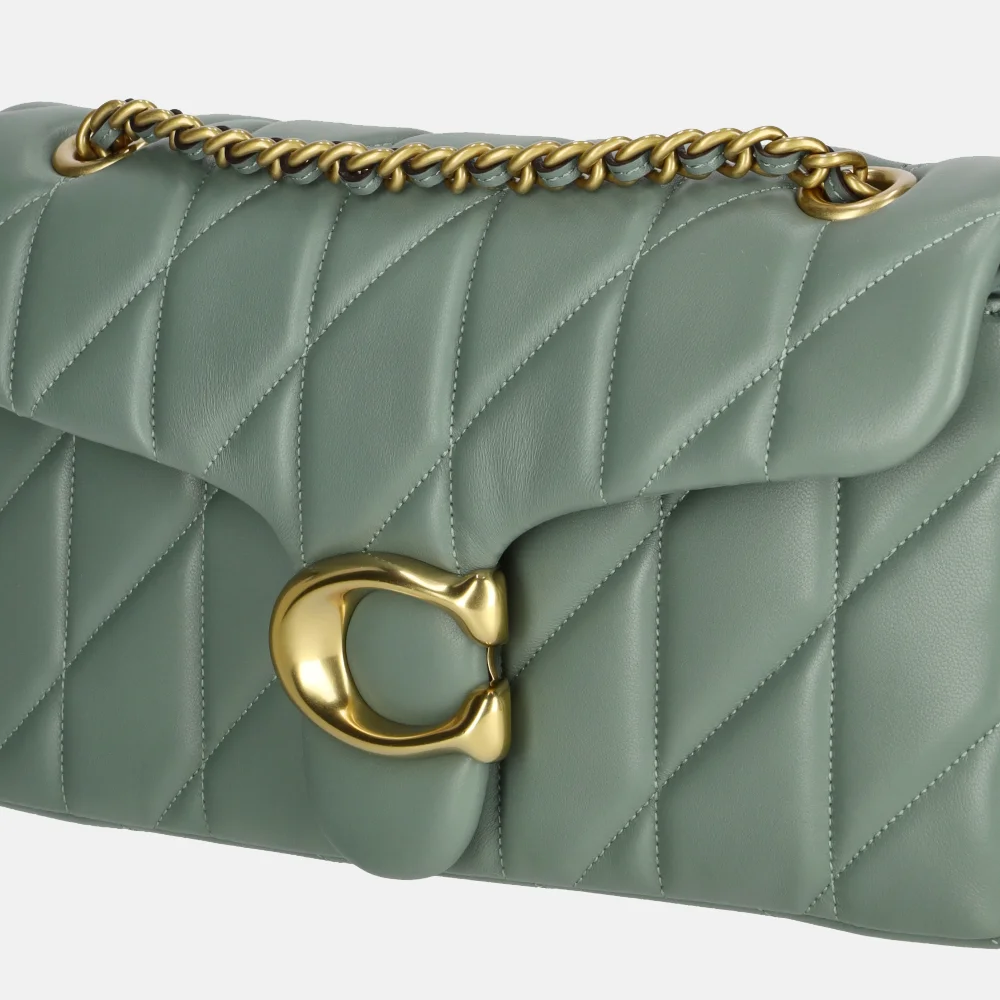 Coach Tabby Quilted schoudertas 26' sage bij Duifhuizen