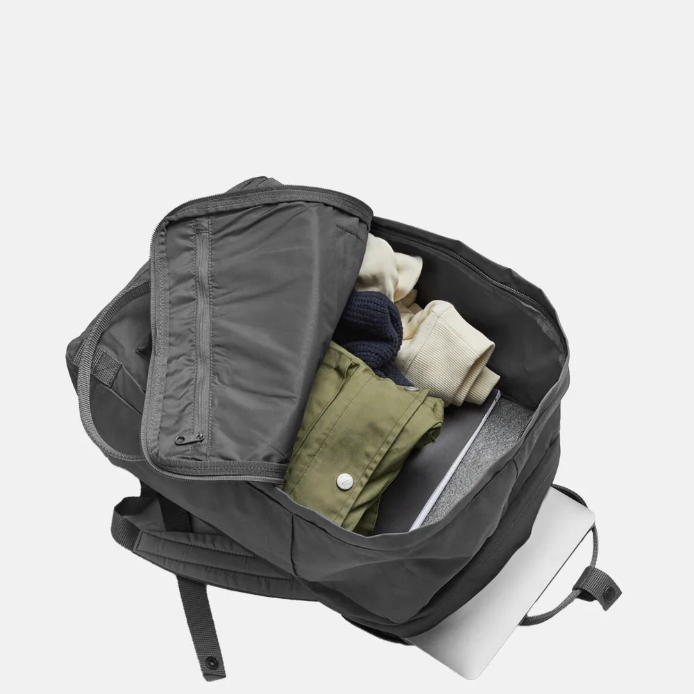 Fjallraven Kanken laptop rugzak 17 inch graphite bij Duifhuizen