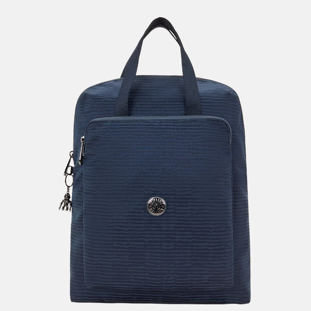 Kipling Kazuki rugzak night ocean jacquard bij Duifhuizen