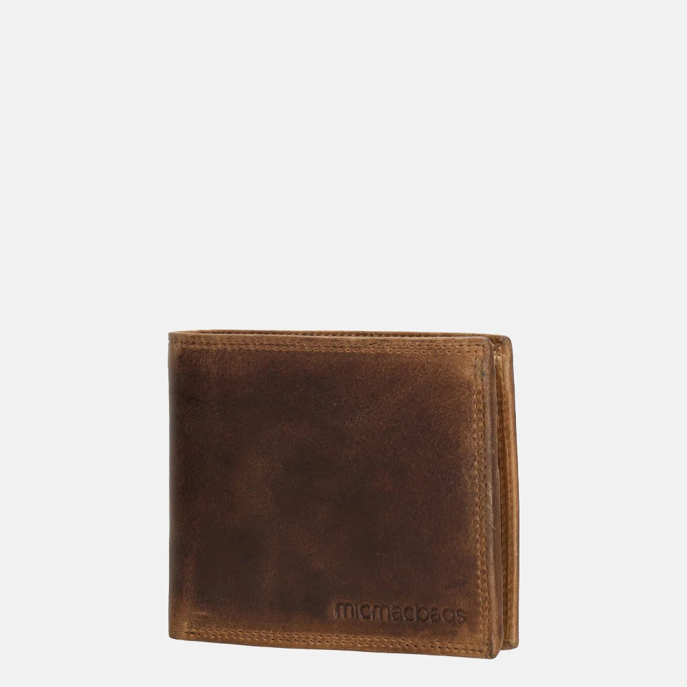 Micmacbags Next Navajo billfold portemonnee cognac bij Duifhuizen