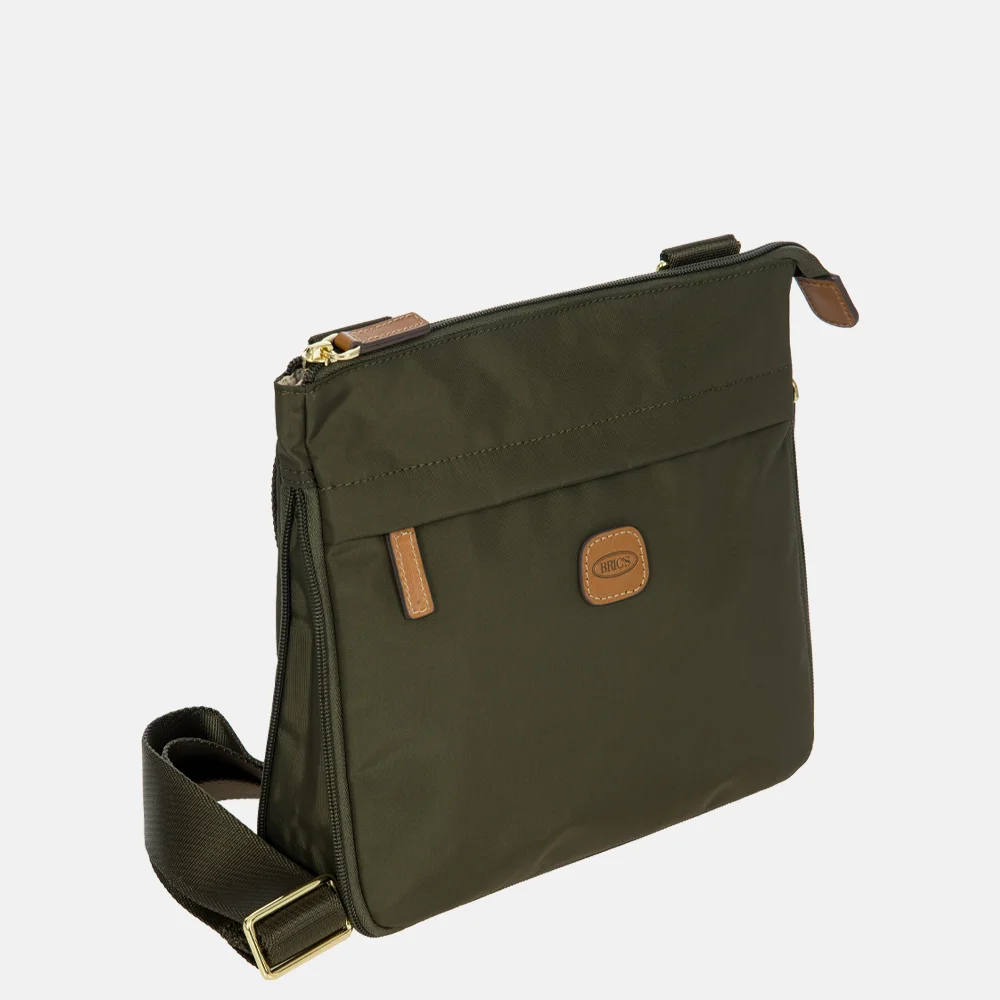 Bric's X-Bag Urban schoudertas oliva bij Duifhuizen