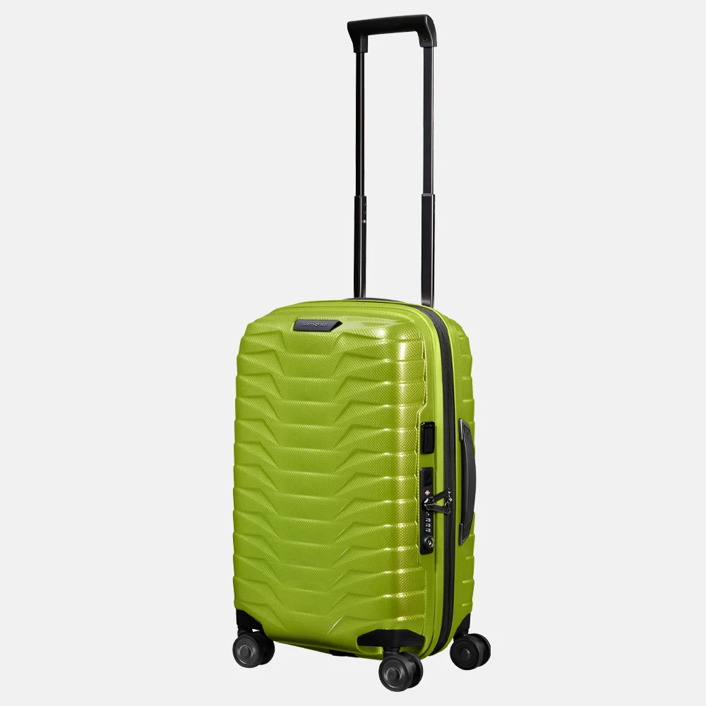 Samsonite Proxis expandable handbagage koffer 55 cm lime  bij Duifhuizen