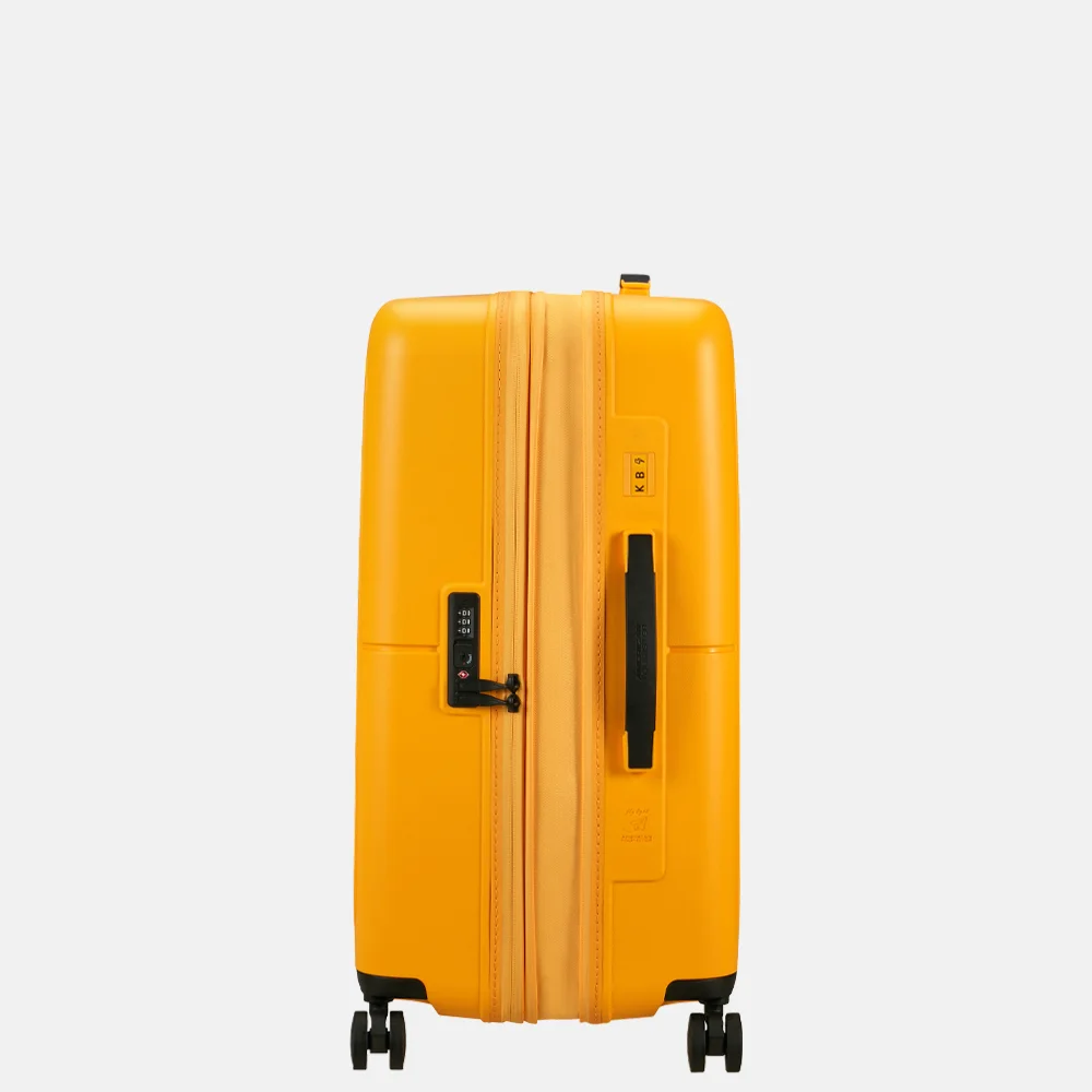 American Tourister Dashpop reiskoffer 67 cm golden yellow bij Duifhuizen