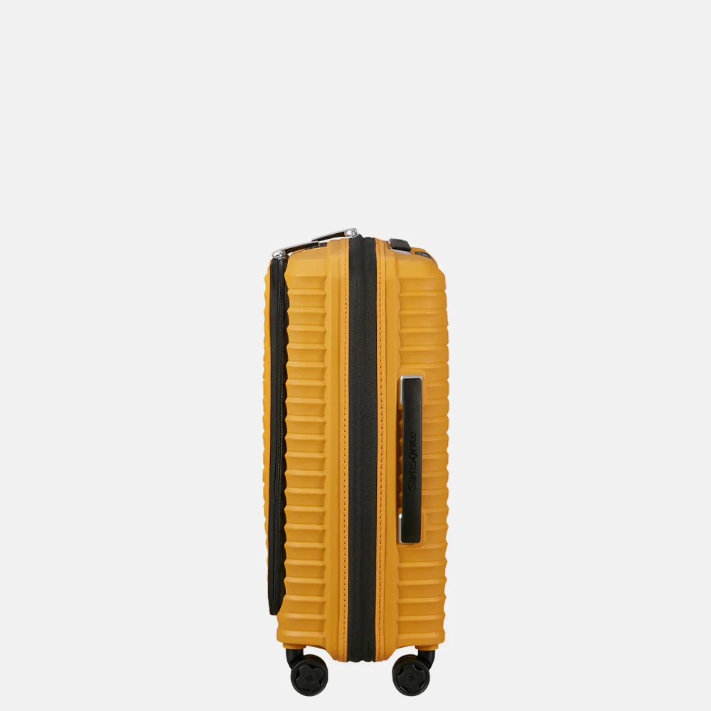 Samsonite Upscape Frontpocket handbagage koffer 55 cm yellow bij Duifhuizen