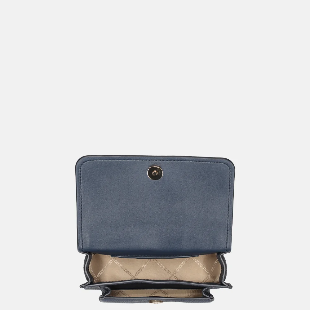 Michael Kors Claire crossbody tas S navy bij Duifhuizen