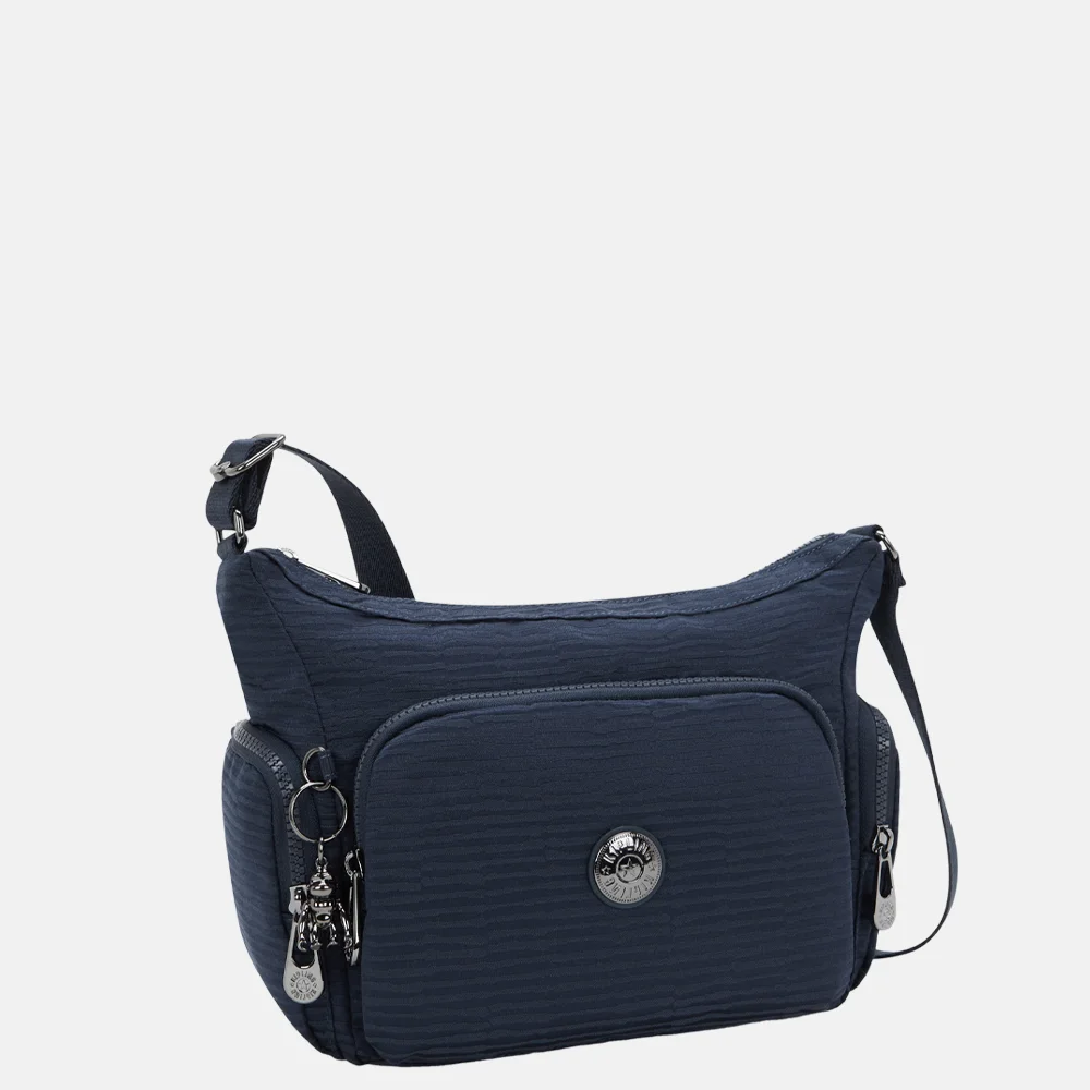 Kipling GABB schoudertas s night ocean jacquard bij Duifhuizen