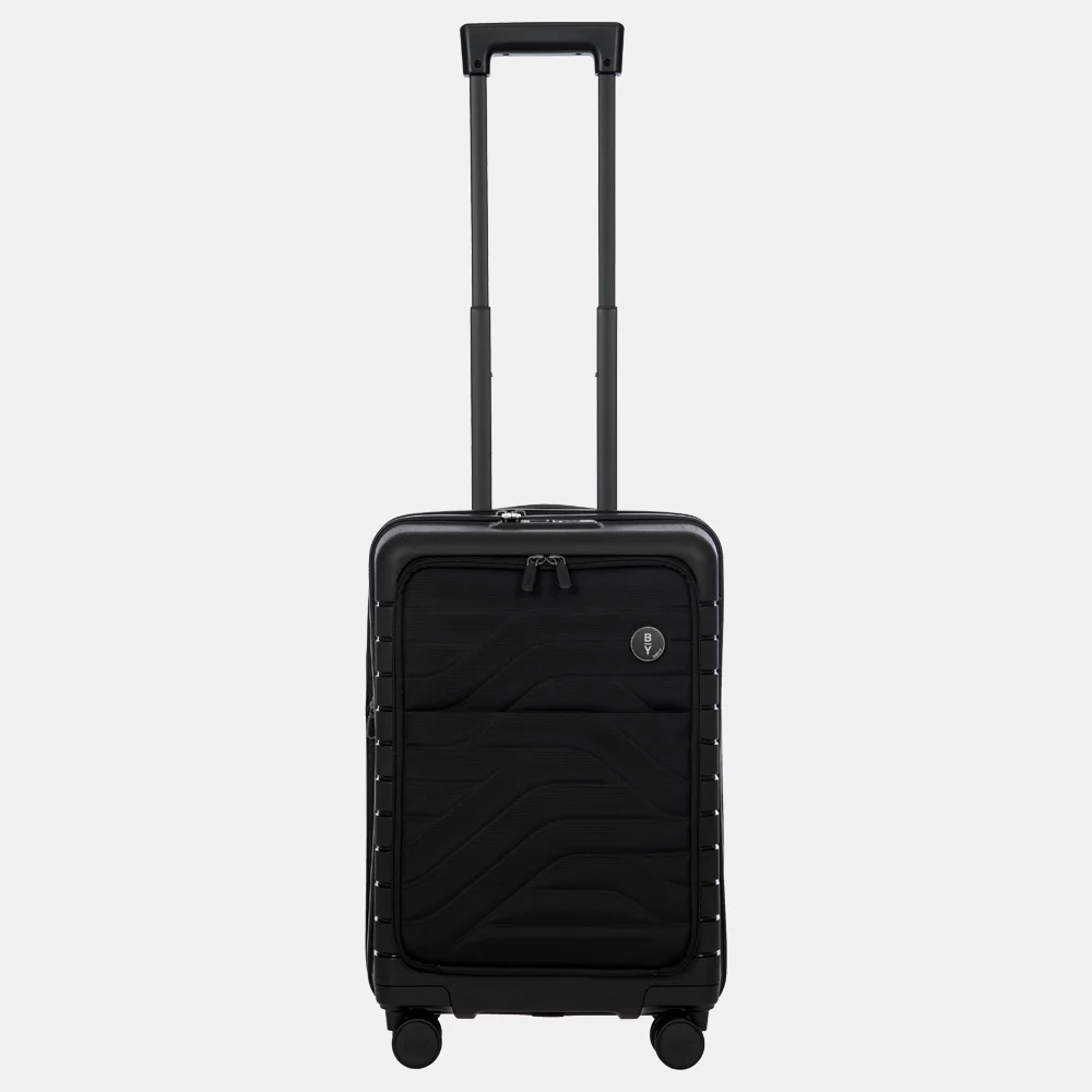 Bric's Ulisse Expandable handbagage koffer 55 cm nero bij Duifhuizen