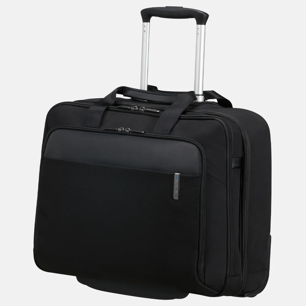 Samsonite Evosight business trolley 17 inch black bij Duifhuizen