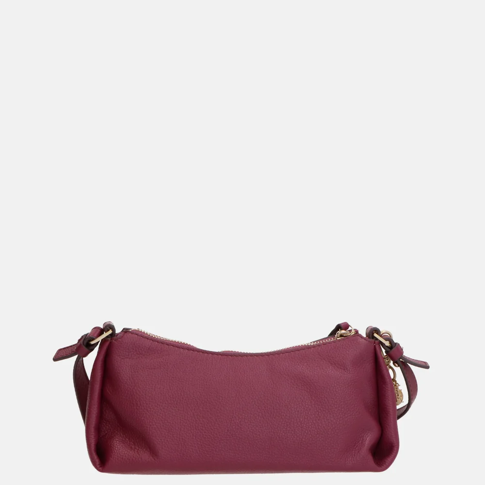 Loulou Essentiels Lisa schoudertas plum bij Duifhuizen