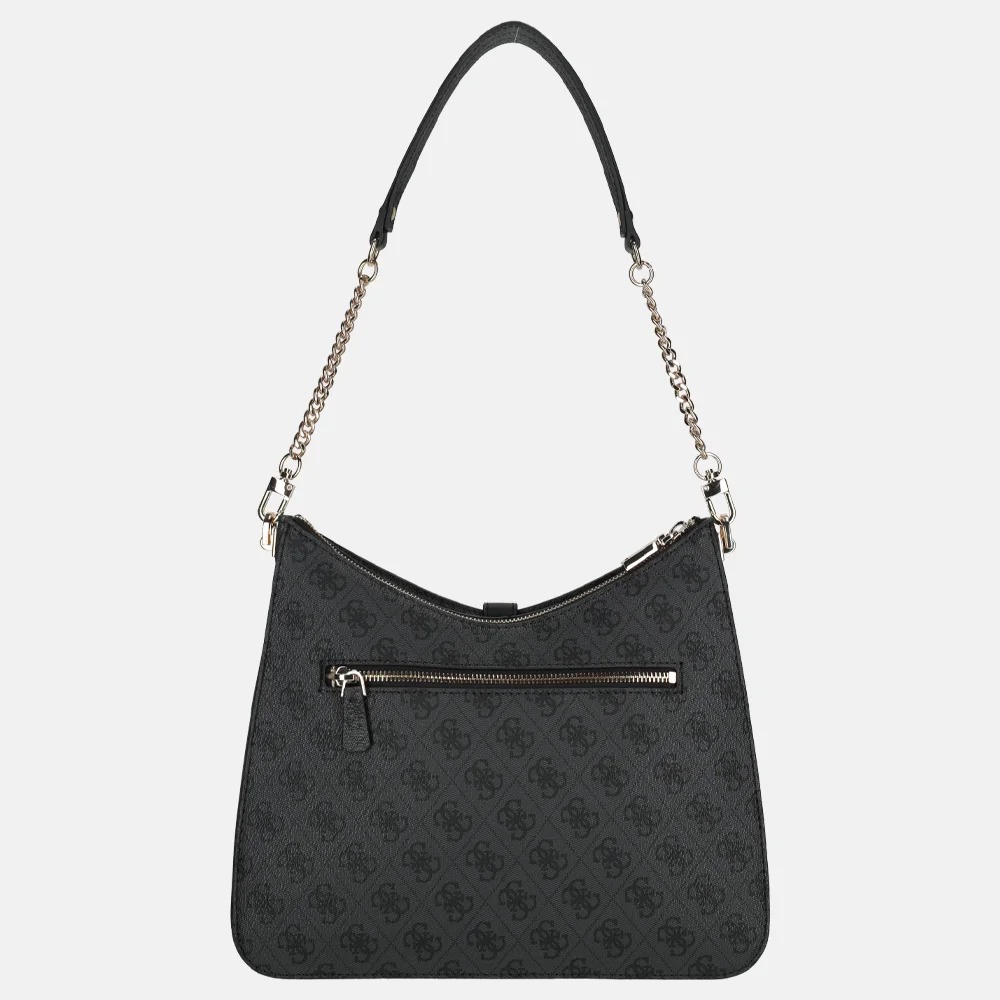 Guess Zamira hobo buideltas coal logo bij Duifhuizen