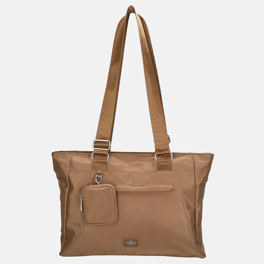 Charm London shopper taupe