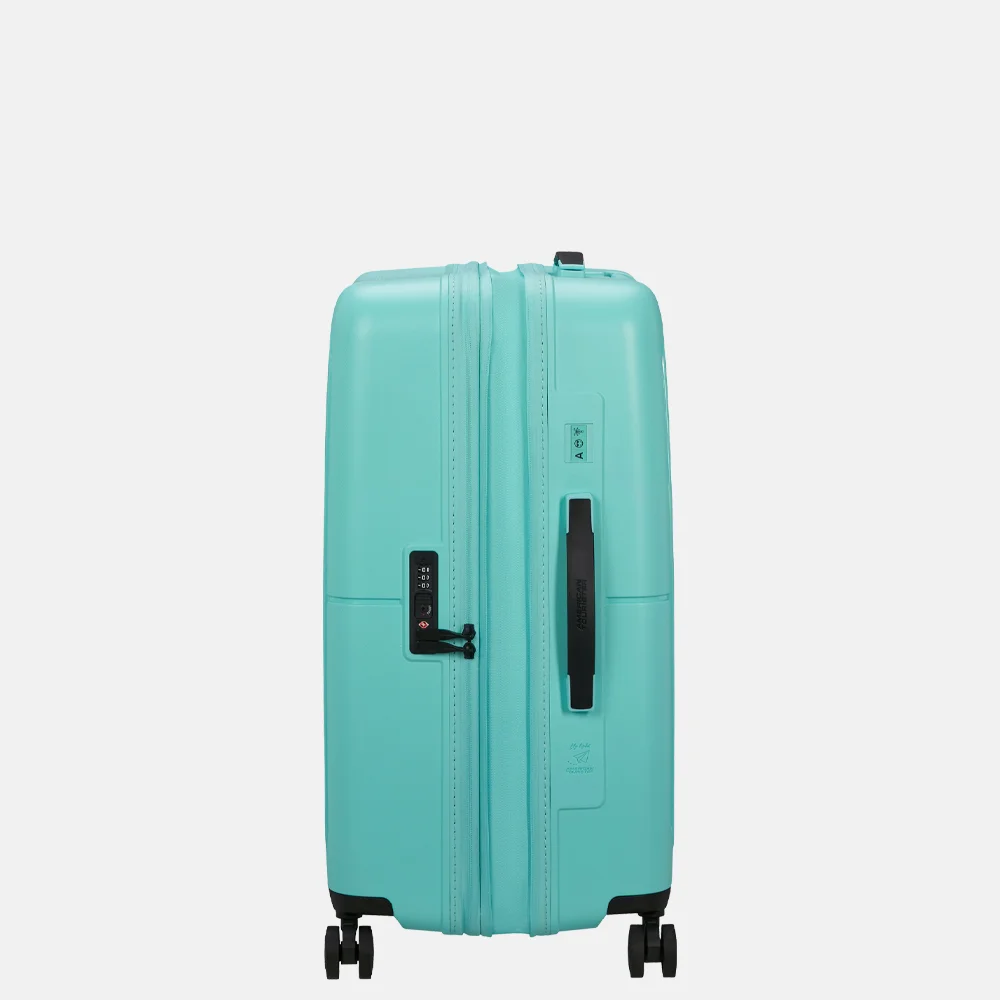 American Tourister Dashpop reiskoffer 67 cm aqua sky bij Duifhuizen