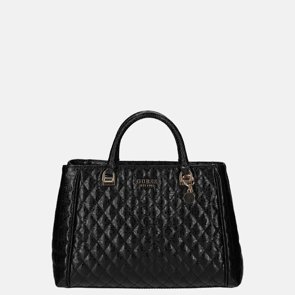 Guess Yarmilla Satchel handtas black bij Duifhuizen