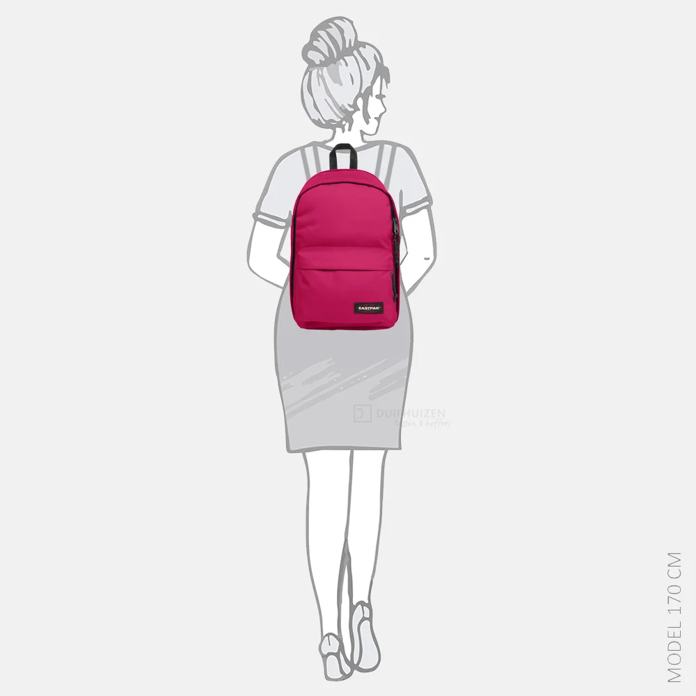 Eastpak Back to work rugzak 13 inch ruby pink bij Duifhuizen