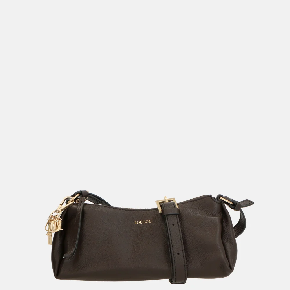 Loulou Essentiels Lisa schoudertas chocolate torte