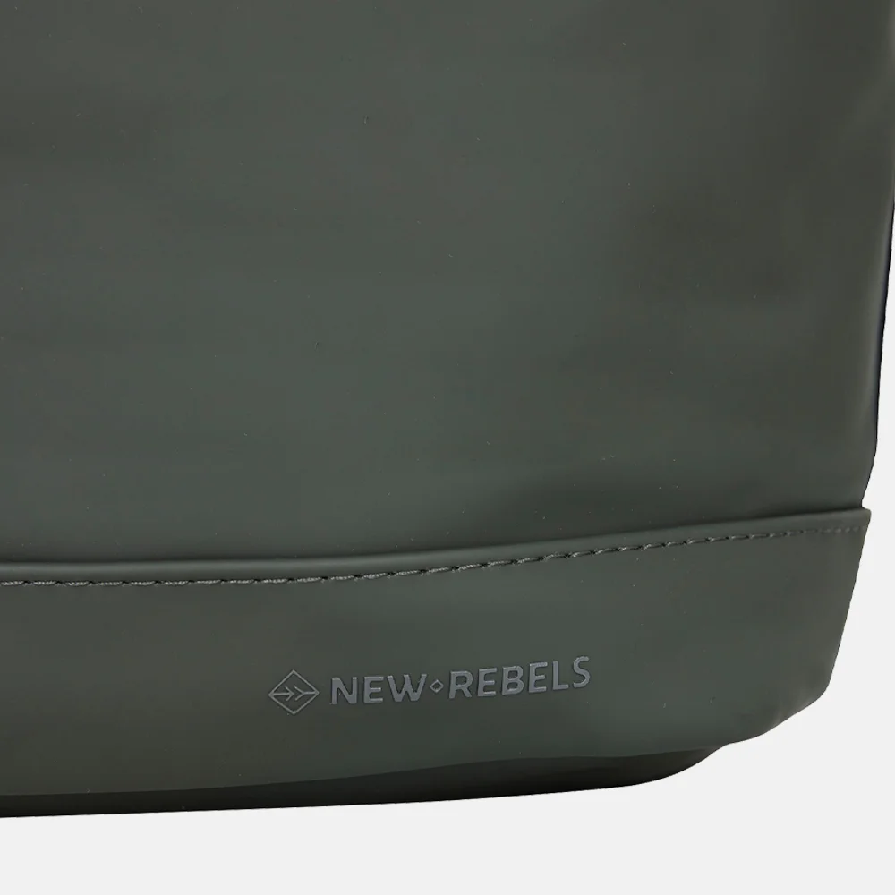 New Rebels Mart laptoprugzak 15 inch night dark green bij Duifhuizen