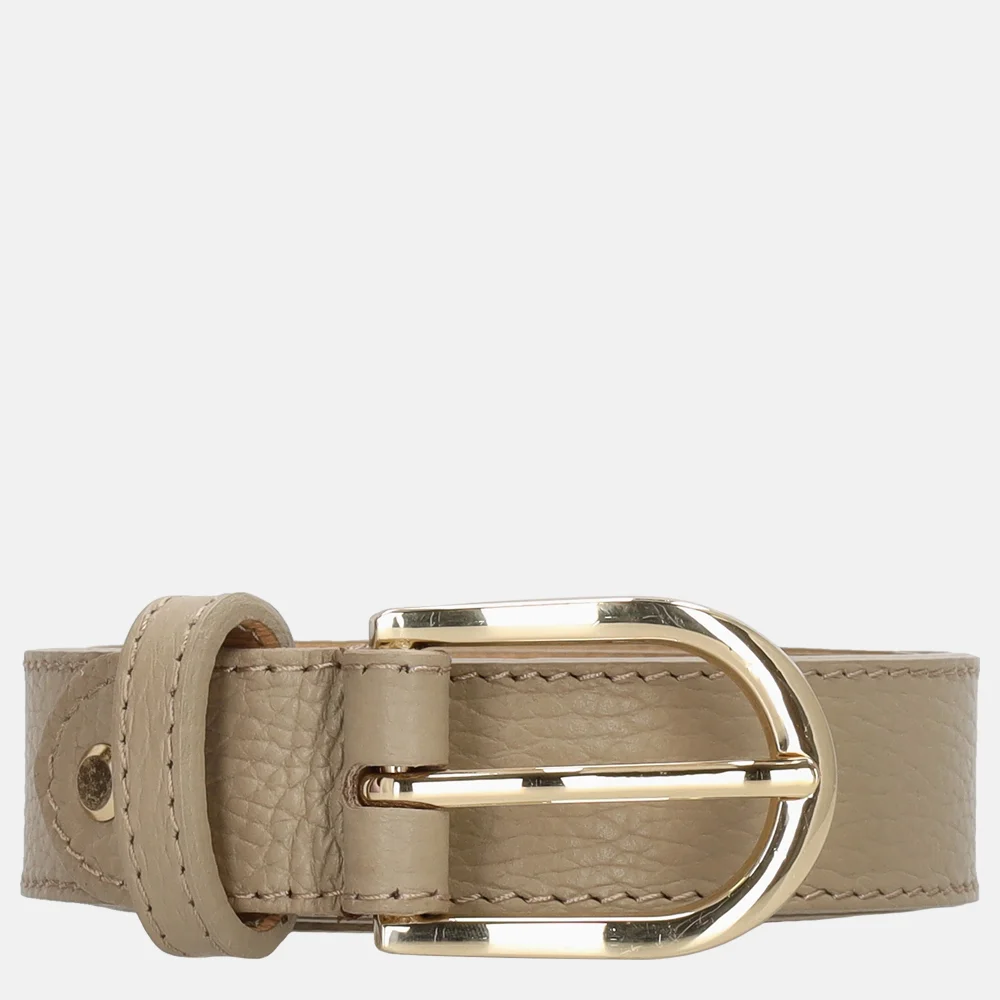 Charm London Anna Belt 2,5 cm riem taupe bij Duifhuizen