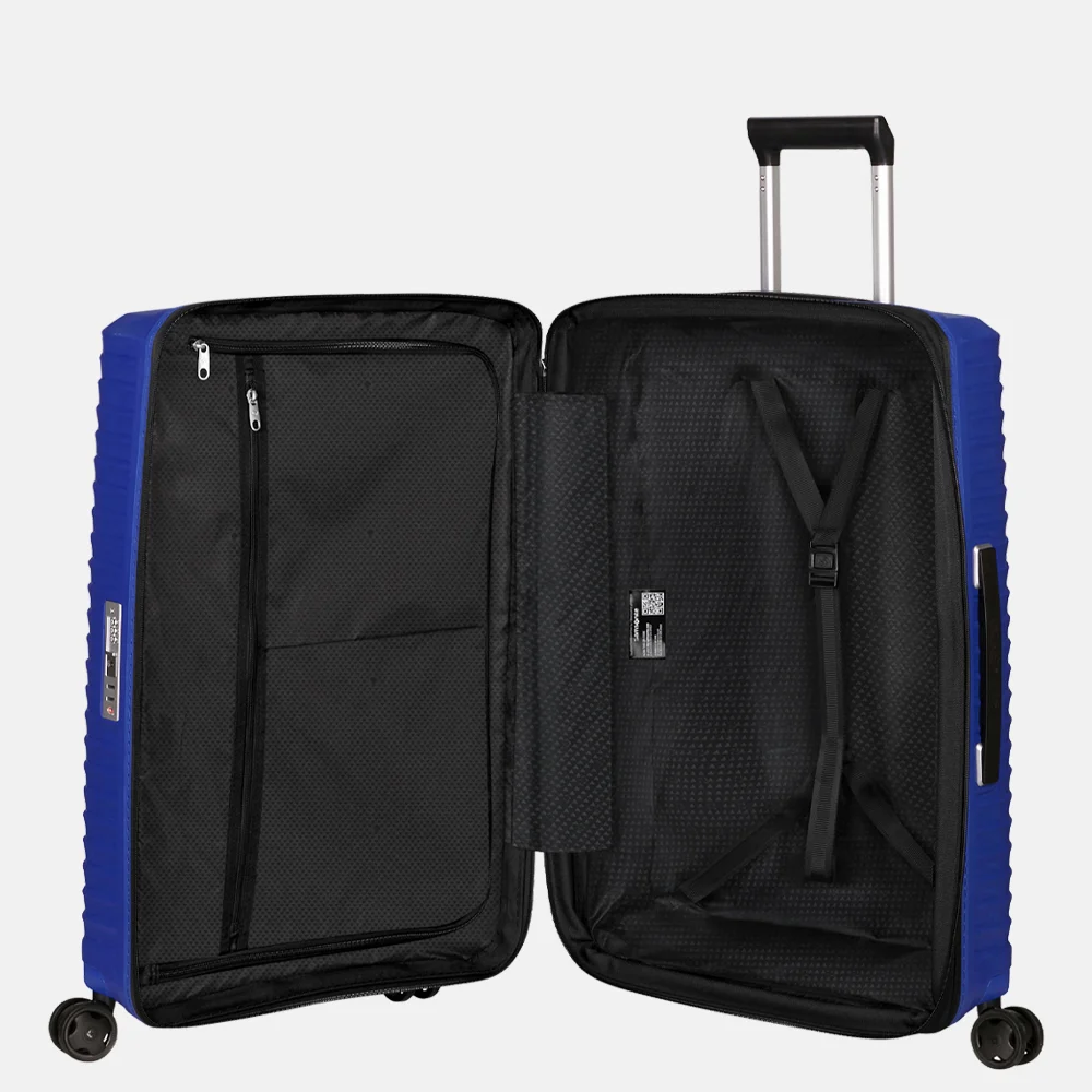 Samsonite Upscape reiskoffer 68 cm expandable nautical blue bij Duifhuizen