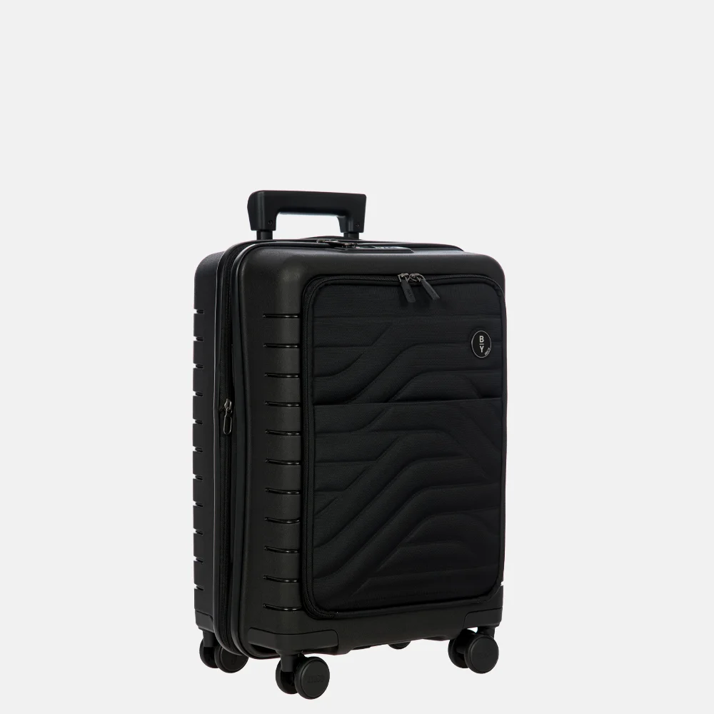 Bric's Ulisse Expandable handbagage koffer 55 cm nero bij Duifhuizen