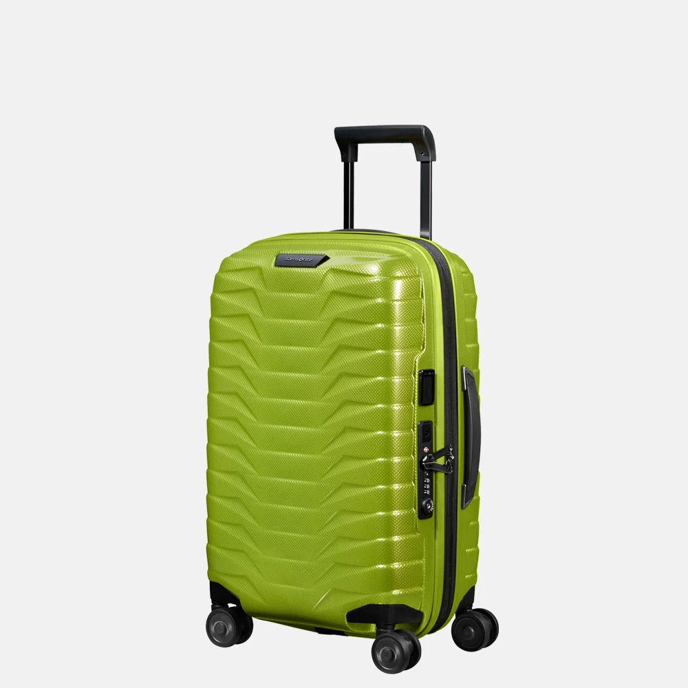 Samsonite Proxis expandable handbagage koffer 55 cm lime  bij Duifhuizen