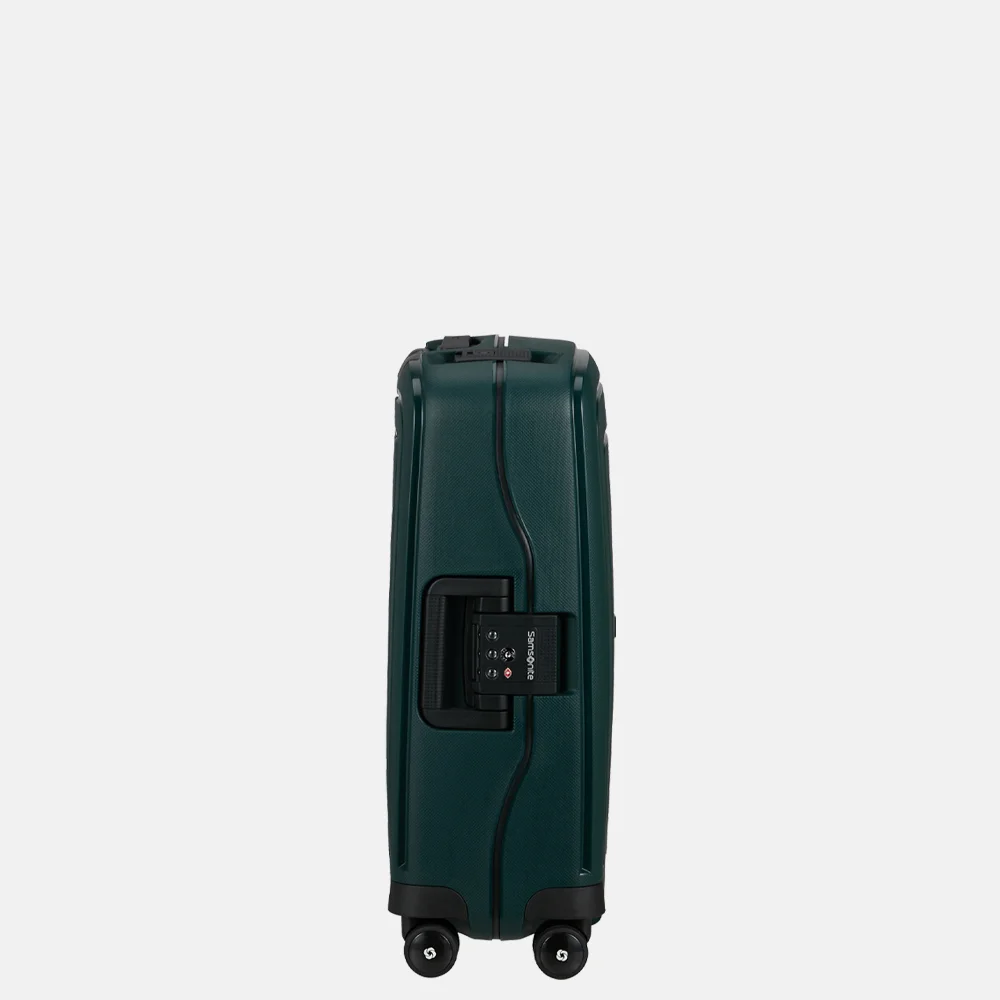 Samsonite S´Cure handbagage koffer 55 cm dark teal bij Duifhuizen