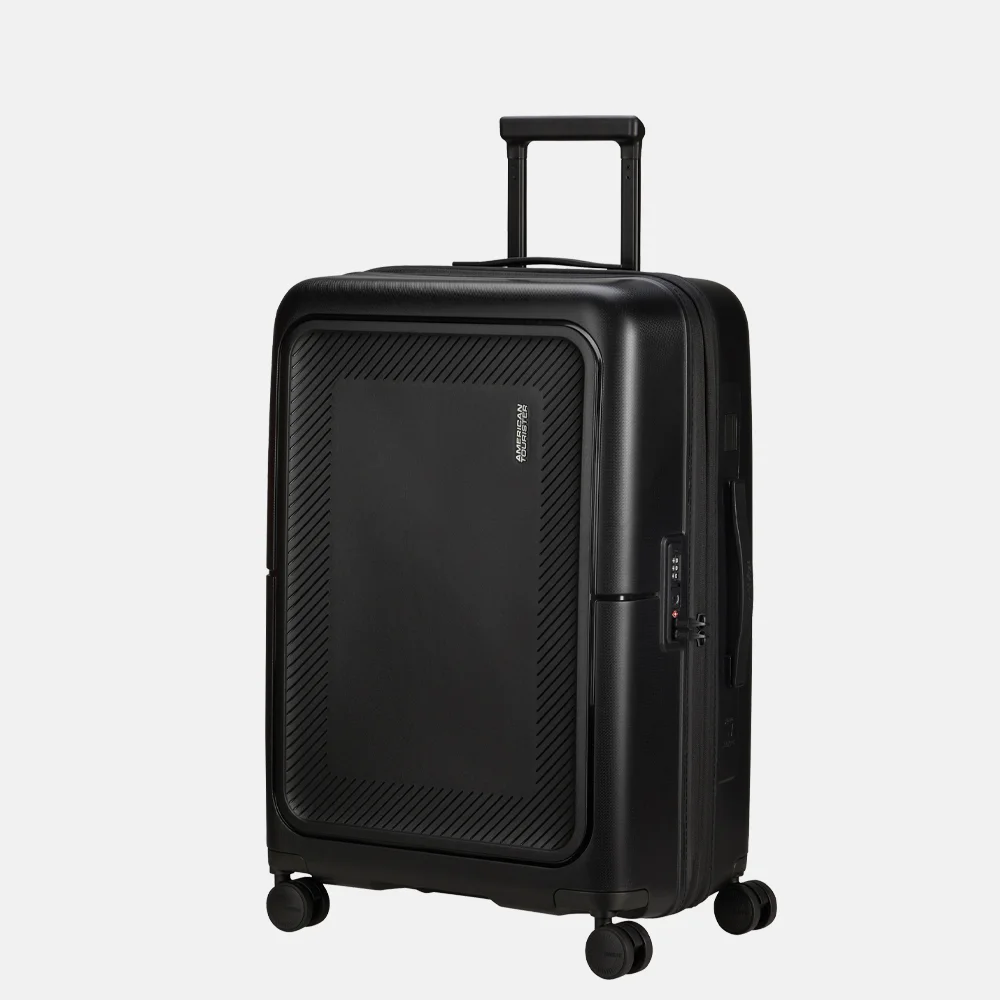 American Tourister Dashpop reiskoffer 67 cm true black bij Duifhuizen