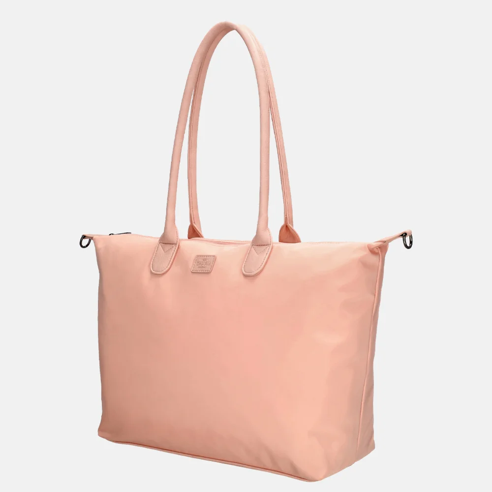 Charm London Buckingham mono shopper lichtroze bij Duifhuizen