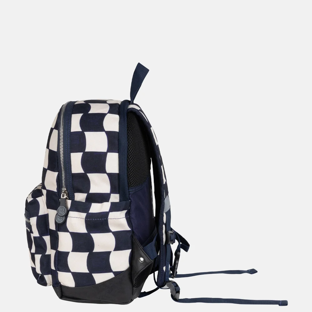 Pick & Pack Check it out kinderrugzak M navy bij Duifhuizen