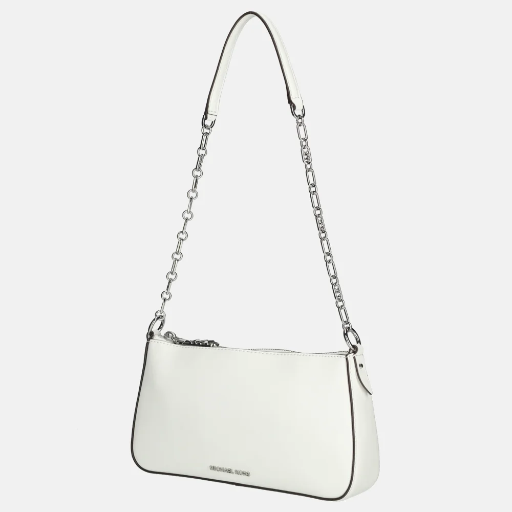 Michael Kors Empire chain pouch schoudertas optic white bij Duifhuizen