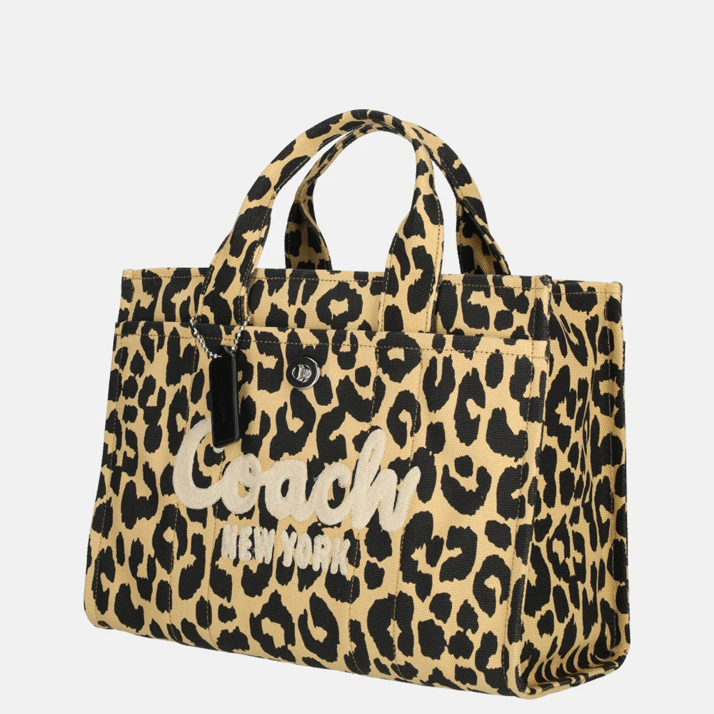 Coach Cargo handtas L leopard bij Duifhuizen