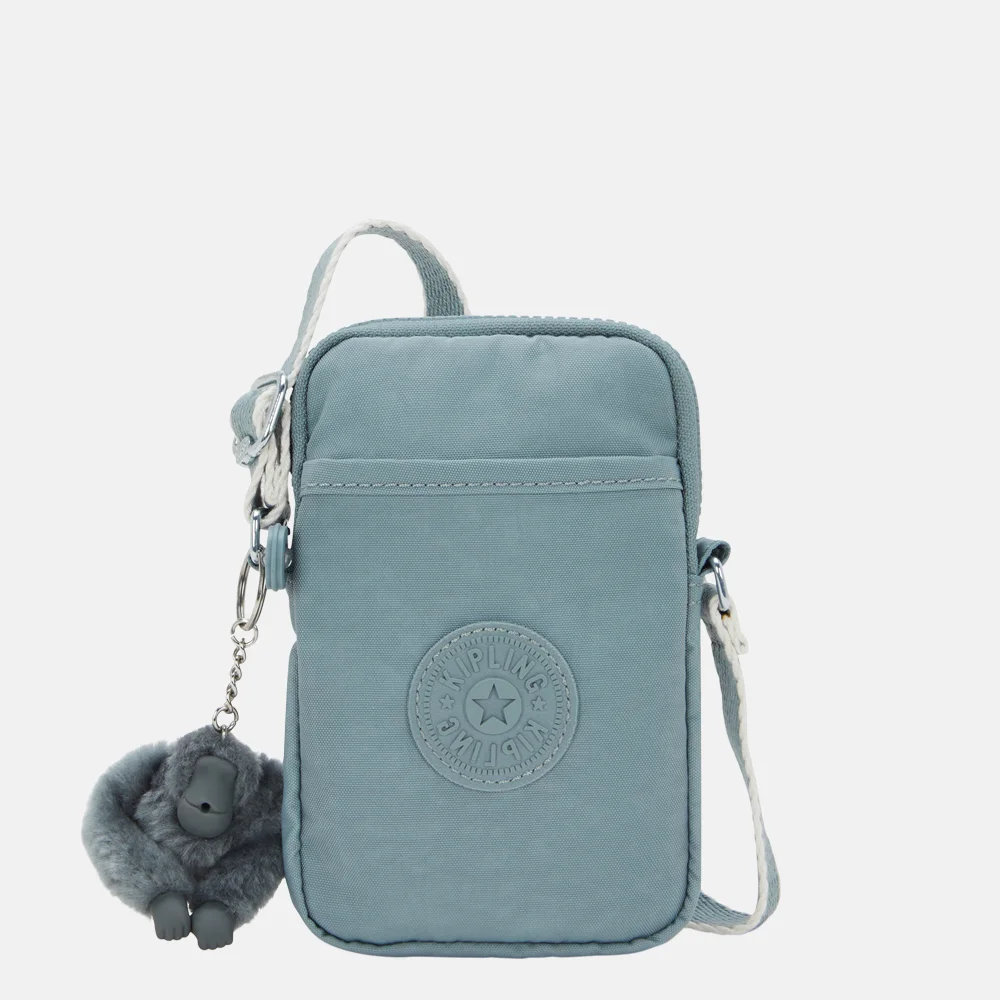 Kipling Tally telefoontas relaxed grey bij Duifhuizen