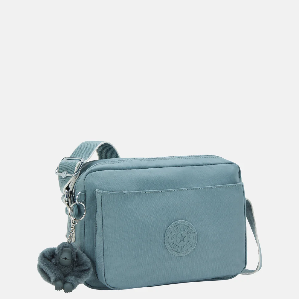 Kipling Abanu crossbody tas M relaxed grey bij Duifhuizen