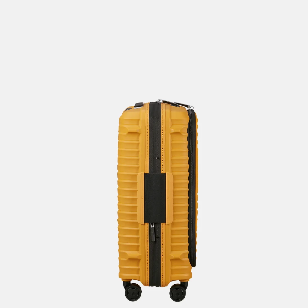 Samsonite Upscape Frontpocket handbagage koffer 55 cm yellow bij Duifhuizen