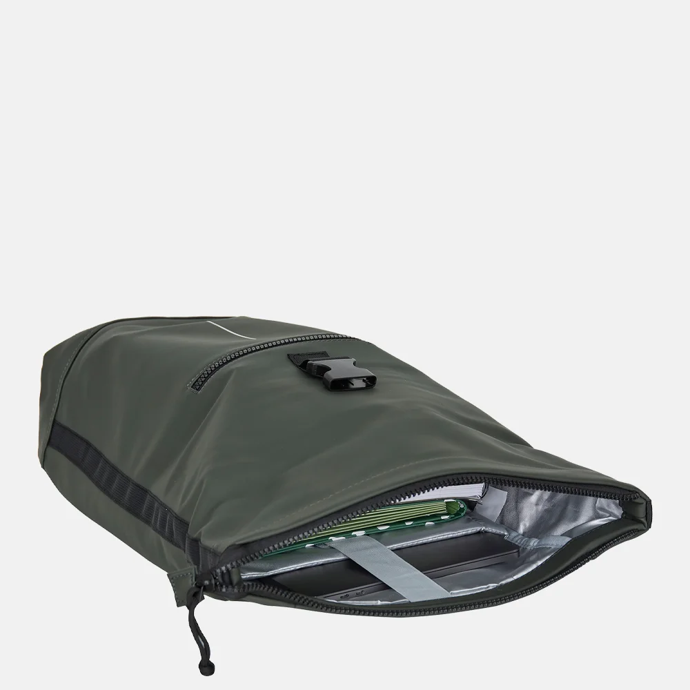 New Rebels Mart laptoprugzak 15 inch night dark green bij Duifhuizen