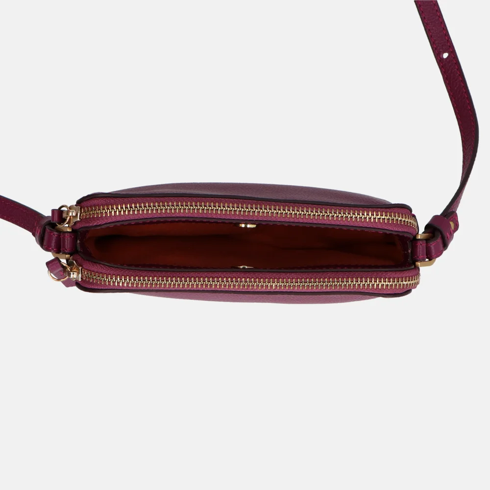 Loulou Essentiels Sue crossbody tas plum bij Duifhuizen