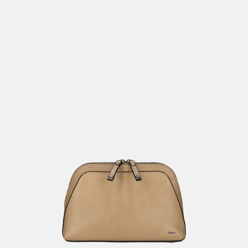 Berba Icons crossbody tas taupe bij Duifhuizen