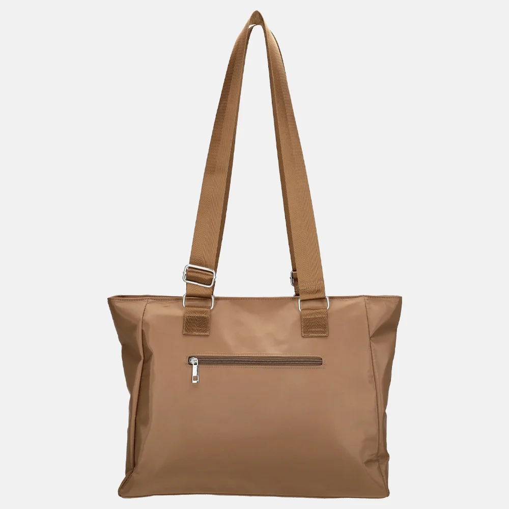 Charm London shopper taupe bij Duifhuizen