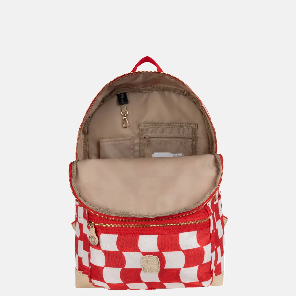 Pick & Pack Check it out kinderrugzak L red bij Duifhuizen