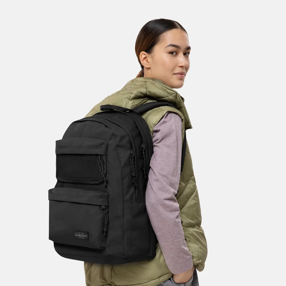 Eastpak Double Office laptoprugzak 17 inch black bij Duifhuizen