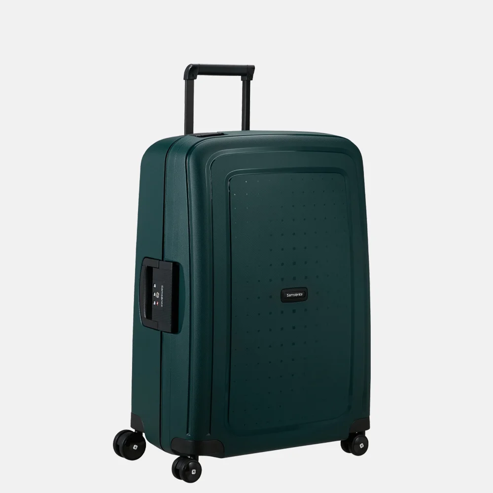 Samsonite S´Cure reiskoffer 69 cm dark teal bij Duifhuizen