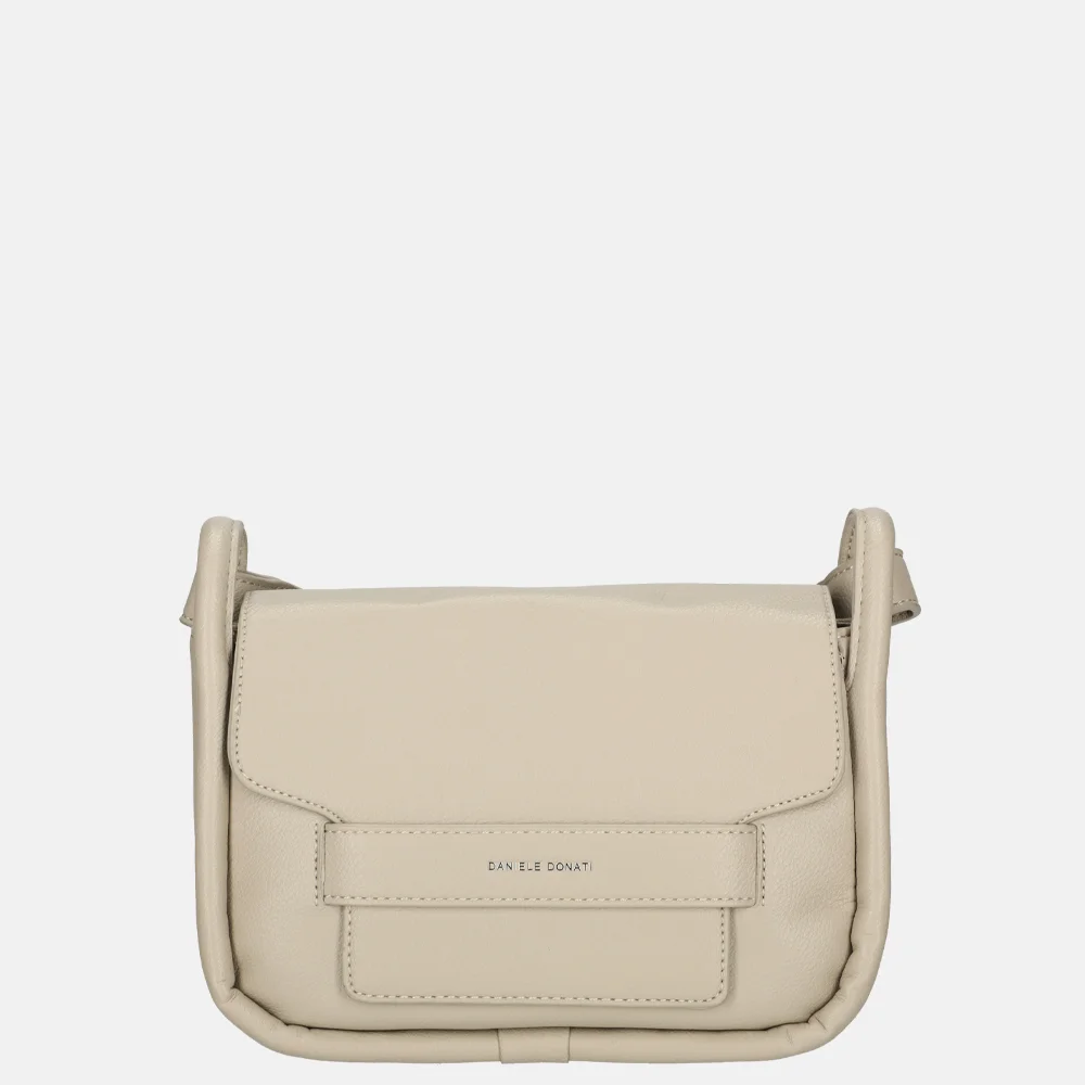 Daniele Donati crossbody tas beige bij Duifhuizen