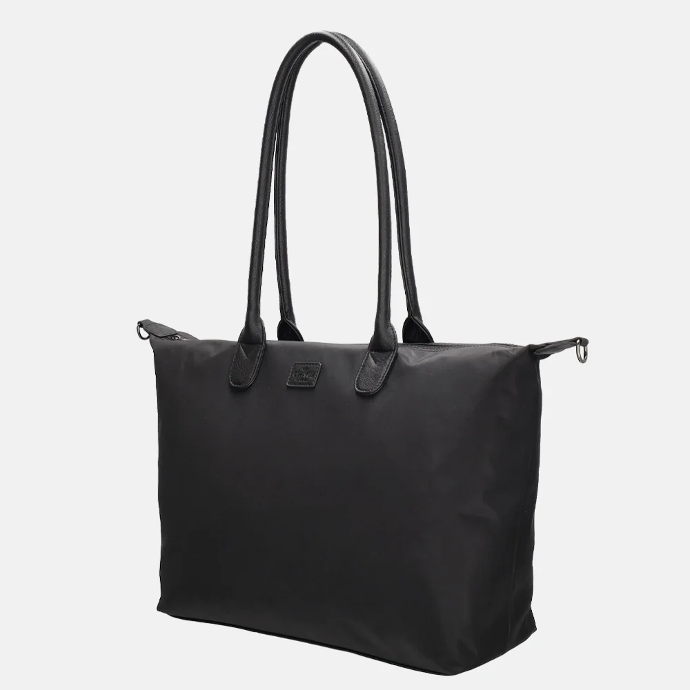 Charm London Buckingham mono shopper zwart bij Duifhuizen