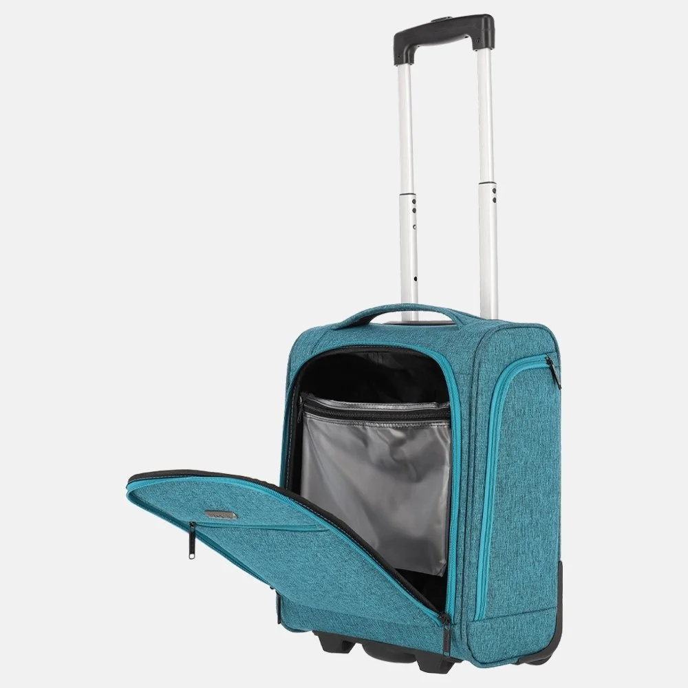 Travelite Underseater koffer 43 cm petrol bij Duifhuizen